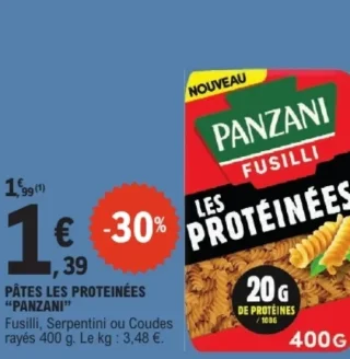 Pâtes les protéinées Panzani