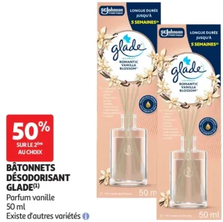 Bâtonnets désodorisant Glade