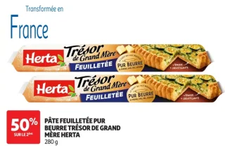 PÂTE FEUILLETÉE PUR BEURRE TRÉSOR DE GRAND MÈRE HERTA