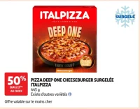PIZZA DEEP ONE CHEESEBURGER SURGELÉE ITALPIZZA
