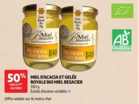 MIEL D'ACACIA ET GELÉE ROYALE BIO MIEL BESACIER