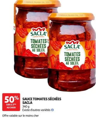 Sauce tomates séchées Sacla