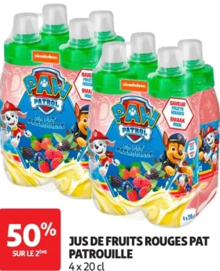 Jus de fruits rouges Pat Patrouille 4 x 20 cl