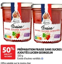 Préparation fraise sans sucres ajoutés Lucien Georgelin