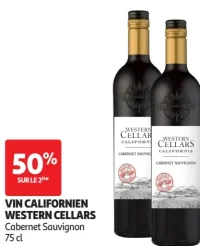 Vin Californien Western Cellars Cabernet Sauvignon