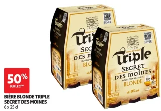 Bière Blonde Triple Secret des Moines