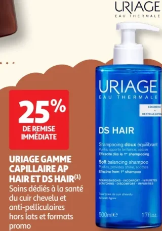 Uriage Gamme Capillaire AP Hair et DS Hair