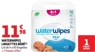 WATERWIPES LINGETTES BÉBÉ