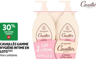 CAVAILLÈS GAMME HYGIÈNE INTIME EN LOTS