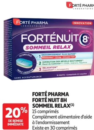 FORTÉ PHARMA FORTÉ NUIT 8H SOMMEIL RELAX