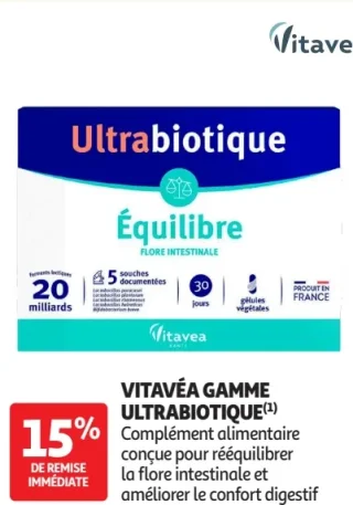 VITAVÉA GAMME ULTRABIOTIQUE