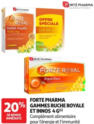 FORTE PHARMA GAMMES RUCHE ROYALE ET INNOS 4 G