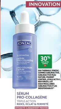 Eau Thermale Jonzac: Gammes Sublimactive, Sublimactive Peau Mature, Pigment Control, Hyalu Activ C, Rehydrate, Lot Eaux Micellaires Sublimactive et Les Indispensables