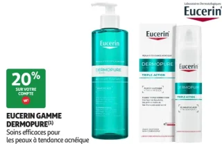 EUCERIN GAMME DERMOPURE - Soins efficaces pour les peaux à tendance acnéique