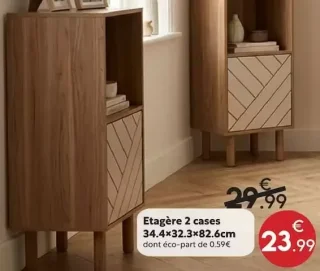 Etagère 2 cases Mix N'Match