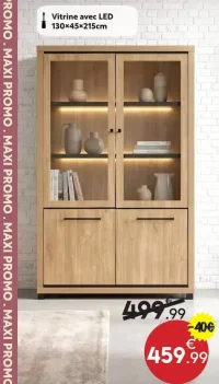 Vitrine avec LED Vittorio
