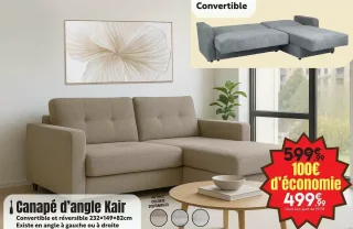 Canapé d'angle Kair