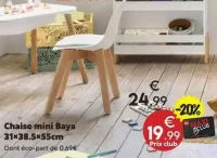 Chaise mini Baya 31×38.5×55cm