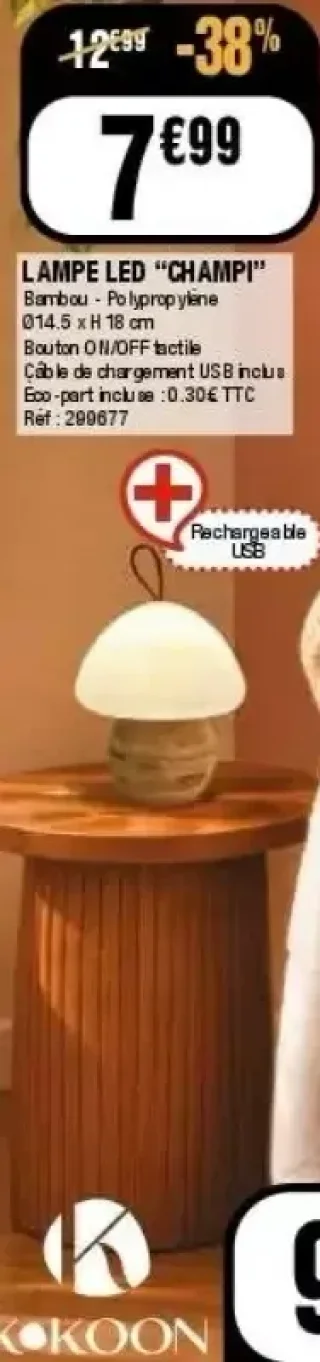 Lampe LED "Champi"