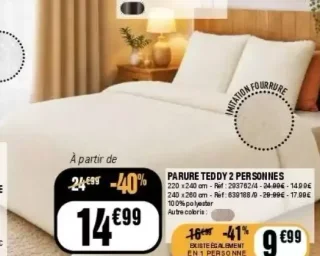 Parure Teddy 2 personnes Kokoon