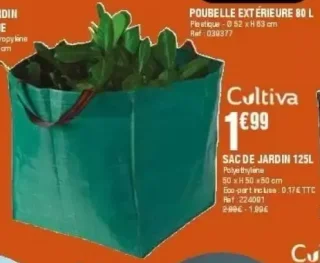 Sac de jardin 125L Cultiva