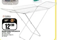 Séchoir double papillon 25 M izéo