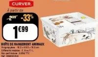 Boîte de rangement animaux Curver