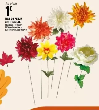 Tige de fleur artificielle