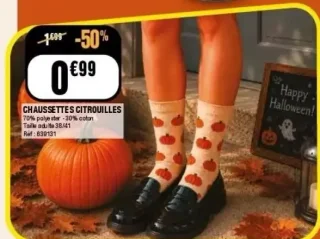 Chaussettes citrouilles