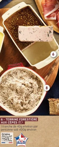 Terrine forestière aux cèpes