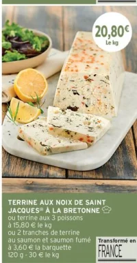 TERRINE AUX NOIX DE SAINT JACQUES À LA BRETONNE