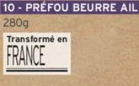 Préfou Beurre Ail