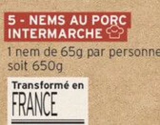 Nems au porc Intermarché
