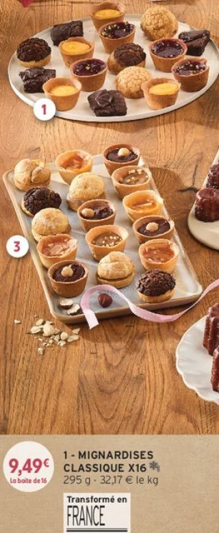 Mignardises Classique X16