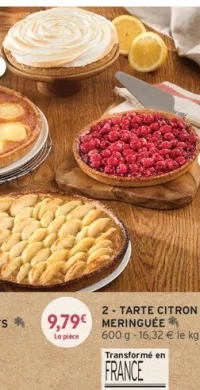 Tarte Citron Meringuée
