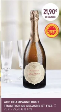AOP Champagne Brut Tradition de Delagne et Fils