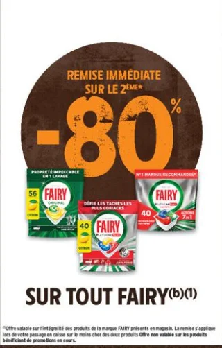 Produits de la marque Fairy