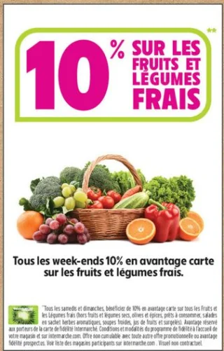 Fruits et légumes frais