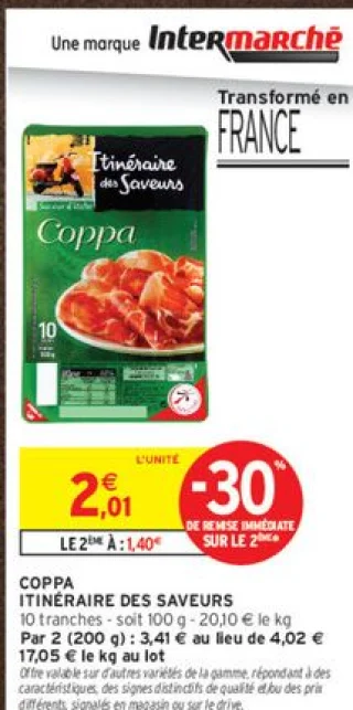 Coppa Itinéraire des Saveurs