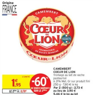 Camembert Coeur de Lion