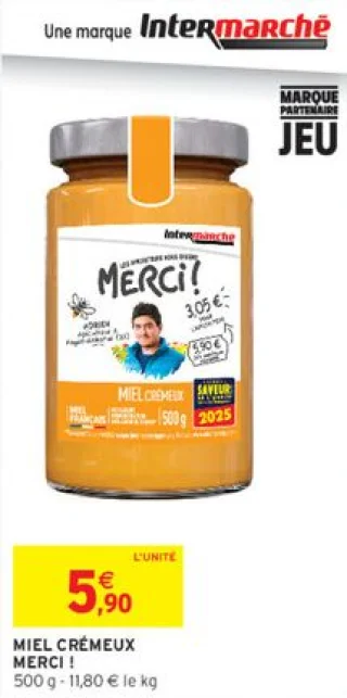 Miel Crémeux Merci !