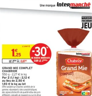 Grand Mie Complet Chabrior