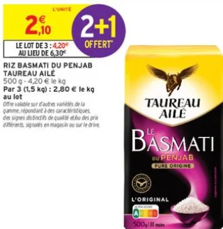 Riz Basmati du Penjab Taureau Ailé