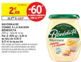 Mayonnaise Comme à la Maison Bénédicta
