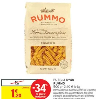 Fusilli No 48 Rummo