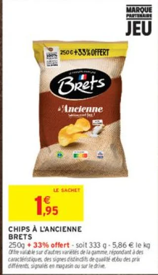 CHIPS À L'ANCIENNE BRETS