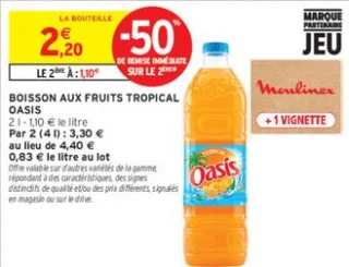 Boisson aux fruits tropical Oasis