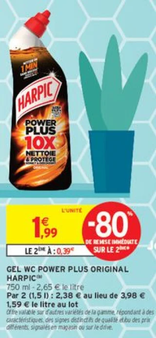 Gel WC Power Plus Original Harpic