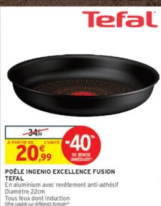 Poêle Ingenio Excellence Fusion Tefal