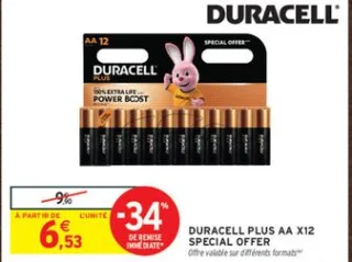 DURACELL PLUS AA X12 SPECIAL OFFER